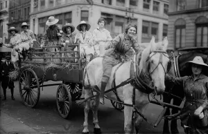 Equal Prints: Women's Land Army, between c1915 and c1920. Creator: Bain News Service