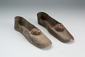 Anniversary Gallery: Womens Shoes (Anniversary Tin), 1850 / 1900. Creator: Unknown