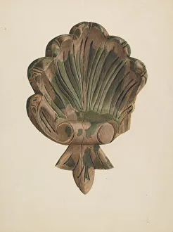 Wood Carving - Shell, c. 1939. Creator: Joseph Ficcadenti