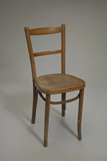 Wood chair used at Club Harlem, Atlantic City, 1955-1975. Creator: Unknown Wood chair used at Club Harlem, Atlantic City, 1955-1975. Creator: Unknown