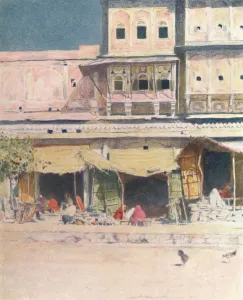 Woodman Prints: Wood-cutters, Jeypore, 1905. Artist: Mortimer Luddington Menpes