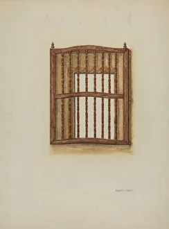 Wood Grille, c. 1939. Creator: Albert Pratt