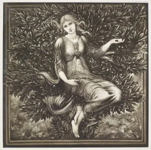 Maidens Prints: A wood Nymph, c1880s, (1900). Creator: Unknown