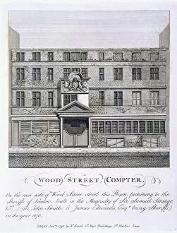 Ascension Gallery: Wood Street, Compter, pub. 1793. Creator: English School (17th Century)