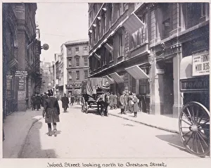 Gresham Street Prints: Wood Street, London, 1920