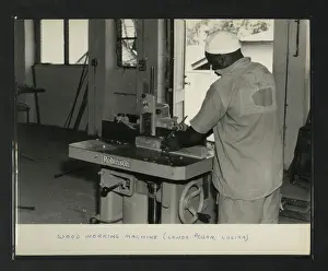 Uganda Prints: Wood Working Machine, Lower Prison, Luzira, Kampala, Uganda, c1950s. Creator: Unknown
