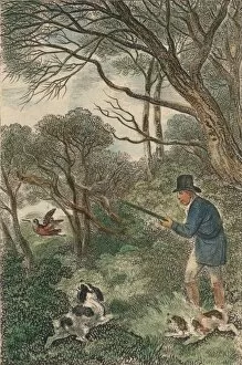 Booth Collection: Woodcock Shooting, 1819. Creator: Samuel Howitt