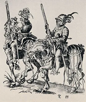 Edward F Prints: Woodcut by Jost Amman (1539-1591), (1927). Artist: Jost Amman