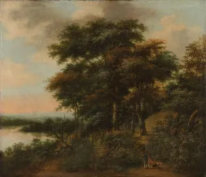 Waterloo Anthonie Prints: Wooded Landscape, 1640-1690. Creator: Anthonie Waterloo