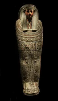 Egyptian Art Gallery: The wooden coffin of Pensenhor