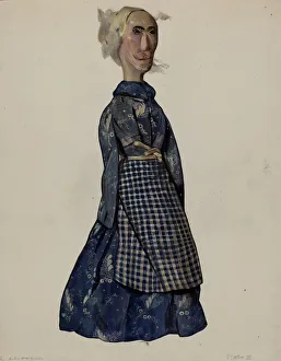 Wooden Doll, c. 1936. Creator: Jane Iverson