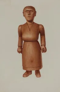 John Tarantino Prints: Wooden Doll, c. 1939. Creator: John Tarantino