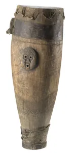 Resistance Gallery: Wooden drum used on the Sea Islands, South Carolina, 19th century. Creator: Unknown