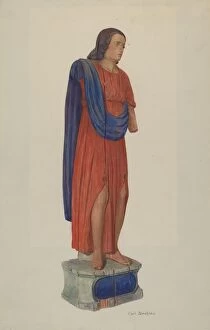 Wooden Figure, 1935 / 1942. Creator: Carl Strehlau