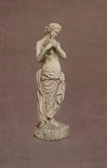 Dove Gallery: Wooden Garden Figure, c. 1937. Creator: Elizabeth Moutal