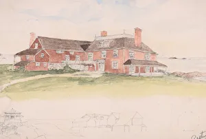 Wooden House near the Water (perhaps an early idea for Cliffs, Manchester, Mass... ca