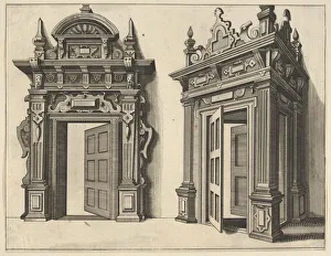Two Wooden Portals from Verscheyden Schrynwerck (...) ['Plusieurs Menuiseries ( Two Wooden Portals from Verscheyden Schrynwerck (...) ['Plusieurs Menuiseries (