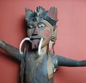 Fang Prints: Wooden protective figure from the Nicobar islands