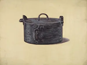 Max Soltmann Prints: Wooden Work Box, c. 1937. Creator: Max Soltmann