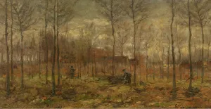 Firewood Prints: Woodland, c1870-1897. Creator: Gustave Den Duyts