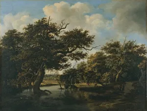 Meindert Hobbema Prints: Woodland Pond, 1660. Creator: Meindert Hobbema