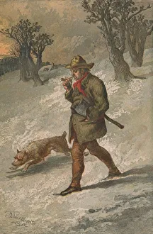 Sir John Prints: The Woodman and His Dog, 1862. Creator: Sir John Gilbert