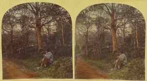 The Woodman's Quiet Pipe. 1857-1859. Creator: William Morris Grundy