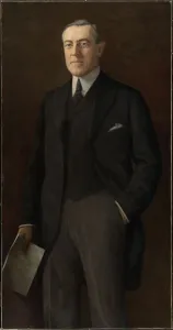 Oil On Fabric Prints: Woodrow Wilson, 1919. Creator: Harriet Anderson Stubbs Murphy