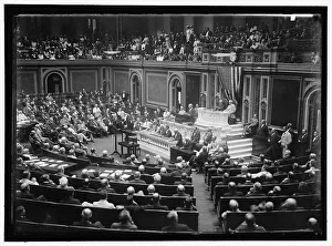 Us Capitol Prints: Woodrow Wilson Addressing Congress