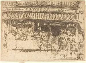 Shop Gallery: Woodss Fruit Shop, c. 1886 / 1888. Creator: James Abbott McNeill Whistler