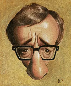 Nose Prints: Woody Allen. Creator: Dan Springer