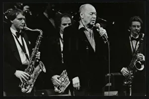 Forum Theatre Prints: Woody Herman in concert at the Forum Theatre, Hatfield, Hertfordshire, 1983. Artist