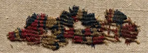 Wool Fragment, 3rd century. Creator: Unknown