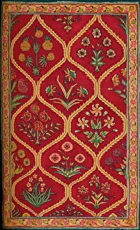 Woollen Carpet. Indian (Royal Factory of Lahore); 17th Century, 1903