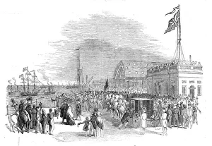 Royal Visit Gallery: Woolwich Dock Landing Place, Her Majestys Arrival, week ending Saturday, September 3