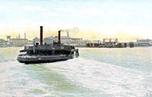 Bazalgette Collection: Woolwich Free Ferry, London, 20th Century