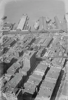 Birds Eye View Prints: From Woolworth Building, between c1915 and c1920. Creator: Bain News Service