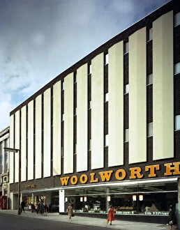 Retail Gallery: Woolworths, Barnsley store, South Yorkshire, 1971. Artist: Michael Walters