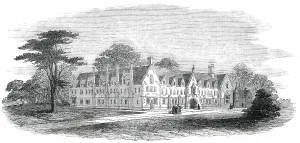 The Worcester Diocesan Training-School, at Saltley, near Birmingham, 1850. Creator: Unknown