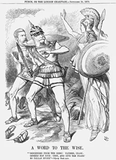 Britannia Prints: A Word to The Wise, 1870. Artist: Joseph Swain