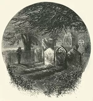 Co Cassell Petter Galpin Gallery: Wordsworths Grave, c1870