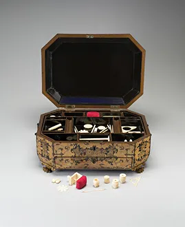 Work Box, China, Early to mid 19th century. Creator: Unknown Work Box, China, Early to mid 19th century. Creator: Unknown