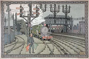 Train Station Prints: Work, c1910. Artist: James Akerman