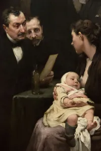 Dispensary Prints: The work of a drop of milk at the Belleville Dispensary (triptych)