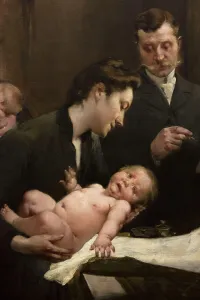 Dispensary Prints: The work of a drop of milk at the Belleville Dispensary (triptych)