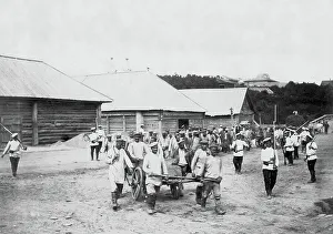 Penal Colony Prints: Work of Hard Labor Convicts, 1890. Creator: Ivan Nikolaevich Krasnov