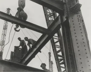 Manhattan Prints: Workers at the Construction of Empire State Building, 1932
