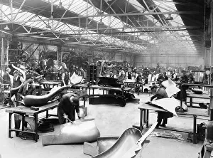 Bedfordshire Prints: Workers in the Vauxhall factory, Luton, Bedfordshire, 1935
