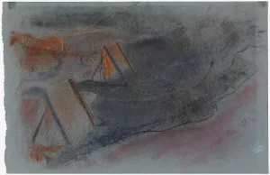 Working Animal Prints: Working Horse, study, c1900. Creator: Magnus Enckell