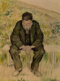 Unemployed Collection: Workless, c. 1890. Artist: Hodler, Ferdinand (1853-1918)